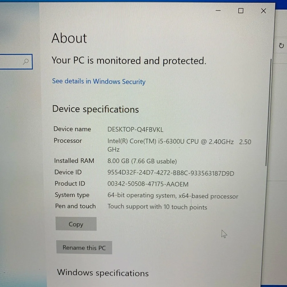 DELL LATITUDE E7470 TOUCHSCREEN LAPTOP